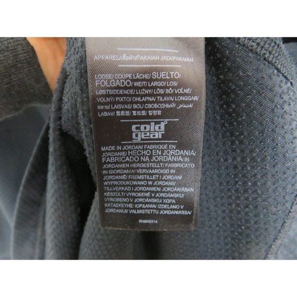 Maryland Terrapins Sweatshirt Mens Small Black Under Armour Football ColdGear - Picture 4 of 8